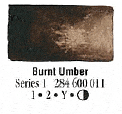 burnt umber watercolour
