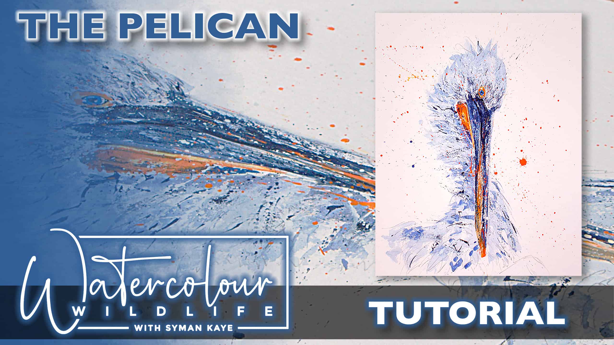 Pelican Watercolour Painting Tutorial